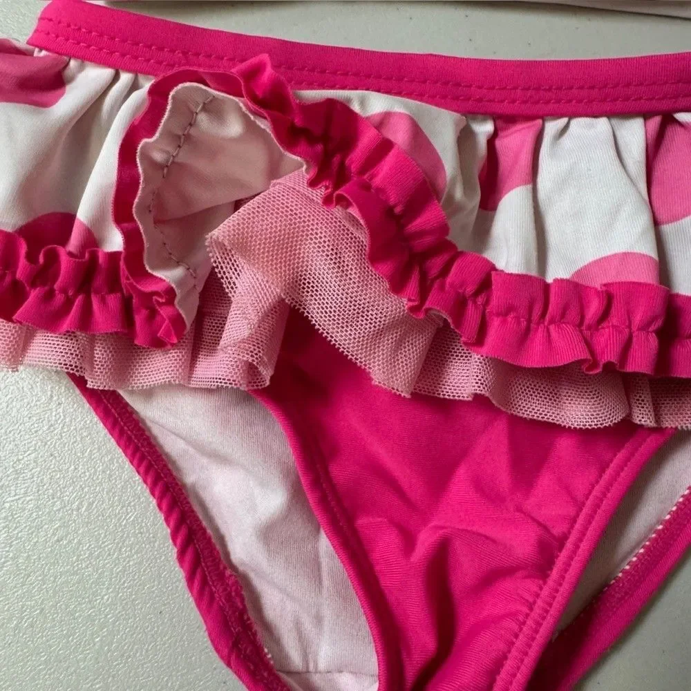 Disney Minnie Mouse Bikini Girls 2 Baby Toddler Swimsuit 2 Piece Bathing Beach